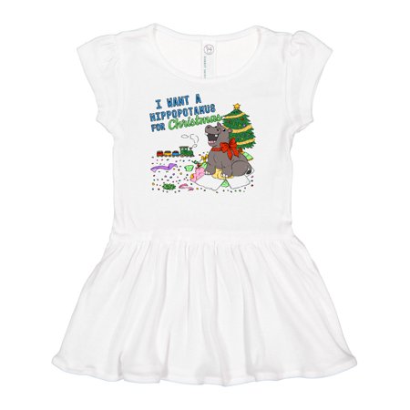 Inktastic I Want a Hippopotamus For Christmas Girls Baby Dress
Inktastic I Want a Hippopotamus For Christmas Girls Baby Dress