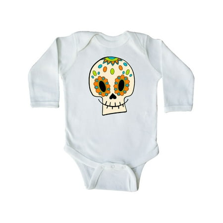 Inktastic Smiling Sugar Skull for Day of the Dead Gift Baby Boy or Baby Girl Long Sleeve Bodysuit
Inktastic Smiling Sugar Skull for Day of the Dead Gift Baby Boy or Baby Girl Long Sleeve Bodysuit