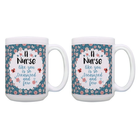 ThisWear Nurse Cup Set Nurse Like You Treasured and Few NP Mugs 2 Pack Gift 15oz Coffee Mugs Floral
ThisWear Nurse Cup Set Nurse Like You Treasured and Few NP Mugs 2 Pack Gift 15oz Coffee Mugs Floral