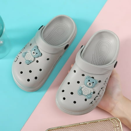 Unisex Clogs Cartoon Bear Decor Soft Sole Anti Slip Sandals EVA Quick Dry Shoes
Unisex Clogs Cartoon Bear Decor Soft Sole Anti Slip Sandals EVA Quick Dry Shoes