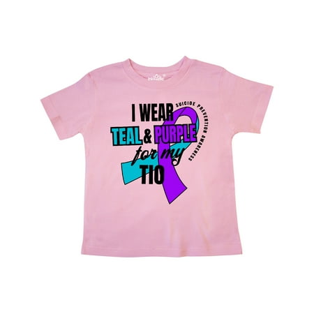 Inktastic Suicide Prevention I Wear Teal and Purple for My Tio Gift Toddler Boy or Toddler Girl T-Shirt
Inktastic Suicide Prevention I Wear Teal and Purple for My Tio Gift Toddler Boy or Toddler Girl T-Shirt