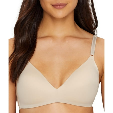 Warner's Womens No Side Effects Wire-Free T-Shirt Bra Style-1056