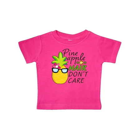 Inktastic Pineapple Hair Dont Care Gift Baby Boy or Baby Girl T-Shirt