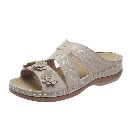 TTQLVZJGSE Women s Simple Summer Comfortable Lightweight Flat Bottom Slope with Casual Sandals Wedge Heel Fish Mouth Thick Sole Large Multi Color Embroidery Cool Drag Girl Shoes
TTQLVZJGSE Women s Simple Summer Comfortable Lightweight Flat Bottom Slope with Casual Sandals Wedge Heel Fish Mouth Thick Sole Large Multi Color Embroidery Cool Drag Girl Shoes