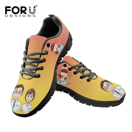 Ladies Comfort Lace-up Flat Shoes Cute Cartoon Nurse Doctor Pattern Casual Sneakers Women Breathable Mesh Shoe Mujer
Ladies Comfort Lace-up Flat Shoes Cute Cartoon Nurse Doctor Pattern Casual Sneakers Women Breathable Mesh Shoe Mujer