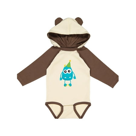 Inktastic Blue Monster Gift Baby Boy or Baby Girl Long Sleeve Bodysuit