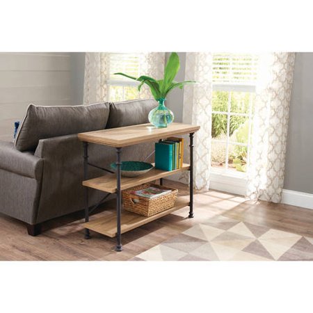 Better Homes and Gardens River Crest Anywhere Console, Rustic Oak Finish