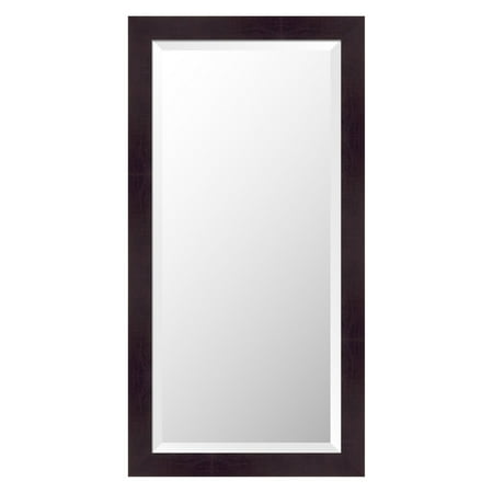 Nuwal Highland Dark Wood Frame Wall Mirror