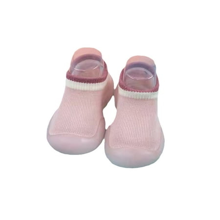 Zodanni Infant Socks Sneakers Rubber Sole First Walking Shoe Knit Upper Floor Sock Shoes House Flats Bedroom Comfort Prewalker Pink 5C-6C 
Zodanni Infant Socks Sneakers Rubber Sole First Walking Shoe Knit Upper Floor Sock Shoes House Flats Bedroom Comfort Prewalker Pink 5C-6C