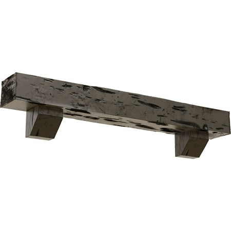 Ekena Millwork 8 H x 8 D x 60 W Pecky Cypress Faux Wood Fireplace Mantel Kit w/ Ashford Corbels Burnished Honey Dew
Ekena Millwork 8 H x 8 D x 60 W Pecky Cypress Faux Wood Fireplace Mantel Kit w/ Ashford Corbels Burnished Honey Dew