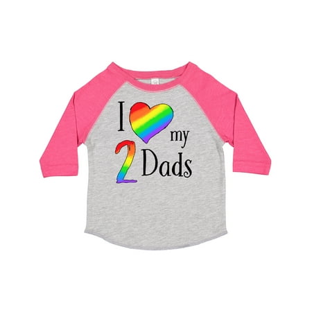 Inktastic I Love My Two Dads- Pride Rainbow Heart Gift Toddler Boy or Toddler Girl T-Shirt
Inktastic I Love My Two Dads- Pride Rainbow Heart Gift Toddler Boy or Toddler Girl T-Shirt