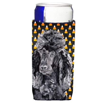 Carolines Treasures SC9650MUK Black Standard Poodle Candy Corn Halloween Ultra Hugger for slim cans Slim Can
Carolines Treasures SC9650MUK Black Standard Poodle Candy Corn Halloween Ultra Hugger for slim cans Slim Can