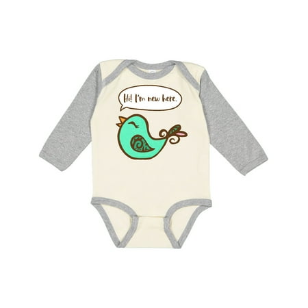 Inktastic Hi! I m New Here Paisley Bird Gift Baby Boy or Baby Girl Long Sleeve Bodysuit
Inktastic Hi! I m New Here Paisley Bird Gift Baby Boy or Baby Girl Long Sleeve Bodysuit