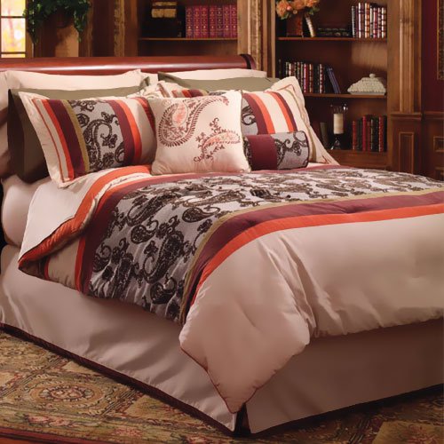 Hometrends Twin Arden Park Comforter Set 3 Piece Walmart Com