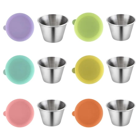 Kafei Salad Dressing Container To Go | Reusable Dipping Cups With Lids | 6Pcs Stainless Steel Sauce Cup Silicone Cover Reusable Salad Dressing To Go Cups Leakproof Design
Kafei Salad Dressing Container To Go | Reusable Dipping Cups With Lids | 6Pcs Stainless Steel Sauce Cup Silicone Cover Reusable Salad Dressing To Go Cups Leakproof Design
