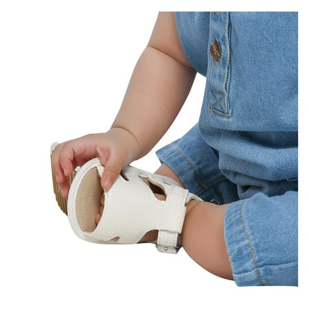 kpoplk Girls Sandals Sandals Flat Boys Rubber Non-Slip Prewalker Soft Baby Walking Girls Sole Shoes Sandals For Toddler Girls(White)
kpoplk Girls Sandals Sandals Flat Boys Rubber Non-Slip Prewalker Soft Baby Walking Girls Sole Shoes Sandals For Toddler Girls(White)