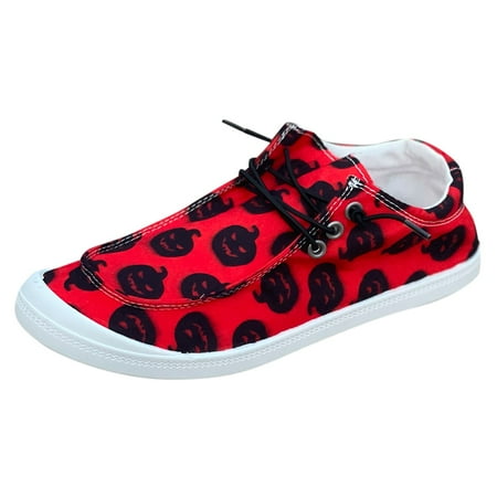 nsendm Fresh Foam Sneaker - Women s Loafers For Women Ladies Shoes Halloween Print Canvas Flat Sneaker Insoles Women Technicalsportshoe Red 8
nsendm Fresh Foam Sneaker - Women s Loafers For Women Ladies Shoes Halloween Print Canvas Flat Sneaker Insoles Women Technicalsportshoe Red 8
