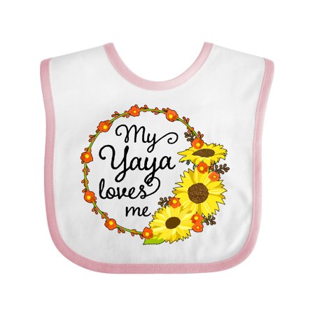 Inktastic My Yaya Loves Me with Sunflower Wreath Gift Baby Boy or Baby Girl Bib
Inktastic My Yaya Loves Me with Sunflower Wreath Gift Baby Boy or Baby Girl Bib