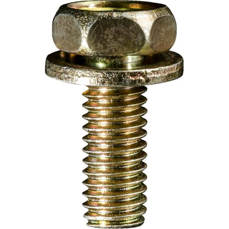 AMZ Clips And Fasteners 50 M6-1.0X 16mm Hex Head Sems Body Bolts