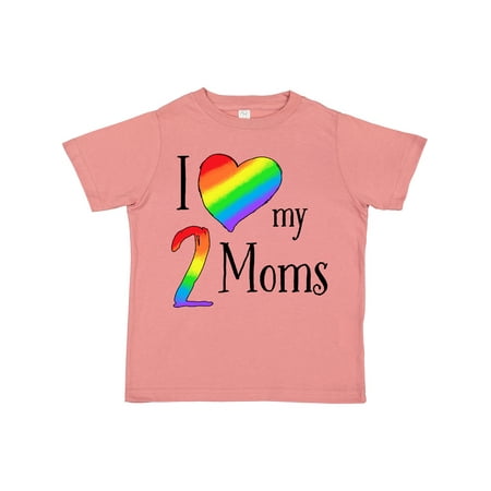 Inktastic I Love My Two Moms- Pride Rainbow Heart Gift Toddler Boy or Toddler Girl T-Shirt
Inktastic I Love My Two Moms- Pride Rainbow Heart Gift Toddler Boy or Toddler Girl T-Shirt
