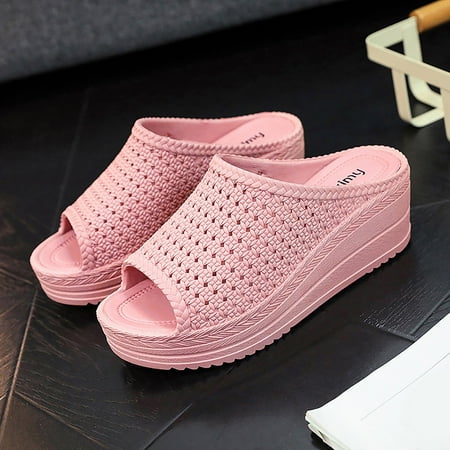 PEASKJP Slippers Women Summer Womens Flip Flops Women Home Solid Slippers Beach Soft Bottom Breathable Round Toe Slippers Casual Summer Shoes Pink 6.5
PEASKJP Slippers Women Summer Womens Flip Flops Women Home Solid Slippers Beach Soft Bottom Breathable Round Toe Slippers Casual Summer Shoes Pink 6.5