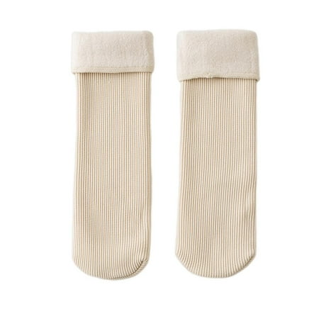 Mightlink 1 Pair Kid Socks Middle-tube Fleece Lining Not Tight Anti-slip Non-allergenic Keep Warm Autumn Winter Thicken Thermal Children Floor Socks for Daily
Mightlink 1 Pair Kid Socks Middle-tube Fleece Lining Not Tight Anti-slip Non-allergenic Keep Warm Autumn Winter Thicken Thermal Children Floor Socks for Daily