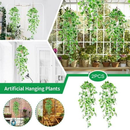 NIUREDLTD Home Decoration 2PCS Artificial Hanging Plants (No Baskets) For Wall Indoor And Outdoor Decoration
NIUREDLTD Home Decoration 2PCS Artificial Hanging Plants (No Baskets) For Wall Indoor And Outdoor Decoration