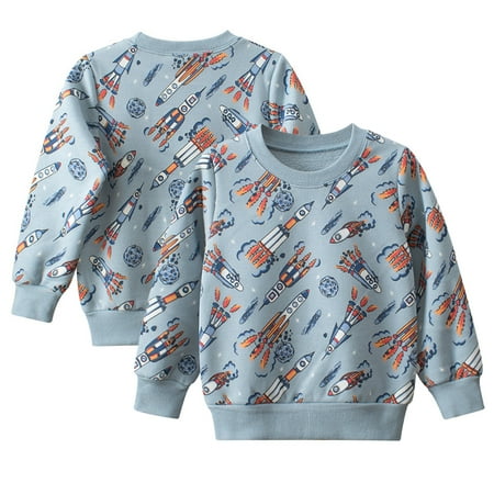 Esaierr Kids Baby Boys Crewneck Sweatshirt for 2-7 Years Boys Pullover Padded Tops Fall Winter Cartoon Sweatsuit Toddler Clothes
Esaierr Kids Baby Boys Crewneck Sweatshirt for 2-7 Years Boys Pullover Padded Tops Fall Winter Cartoon Sweatsuit Toddler Clothes