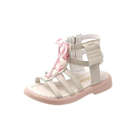 Wazshop Kids Flat Sandal Open Toe Summer Shoes Beach Gladiator Sandals Non-slip Side Zipper Casual Shoe Girl s Soft Sole Lightweight Pink 2Y
Wazshop Kids Flat Sandal Open Toe Summer Shoes Beach Gladiator Sandals Non-slip Side Zipper Casual Shoe Girl s Soft Sole Lightweight Pink 2Y