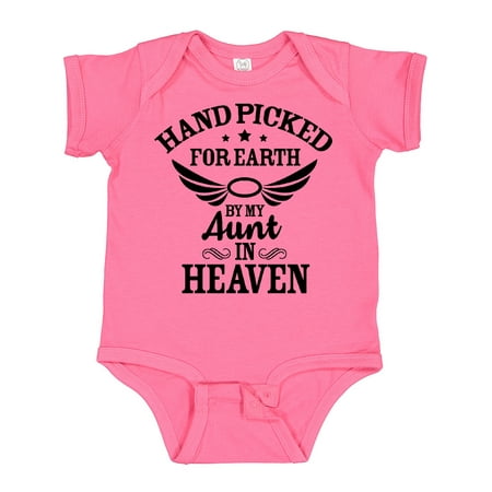 Inktastic Handpicked for Earth by My Aunt in Heaven with Angel Wings Gift Baby Boy or Baby Girl Bodysuit
Inktastic Handpicked for Earth by My Aunt in Heaven with Angel Wings Gift Baby Boy or Baby Girl Bodysuit