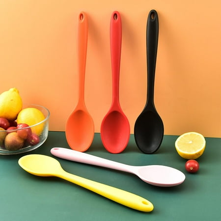 chaolangshun Silicone Spoon Long-handled Heat-resistant Solid Color Food Grade Cooking Spoon Tools for Home
chaolangshun Silicone Spoon Long-handled Heat-resistant Solid Color Food Grade Cooking Spoon Tools for Home