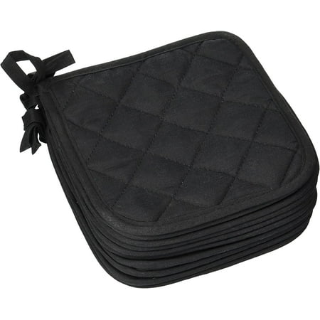 Pot Holders Cotton Made Heat Resistant Potholder Machine Washable Size 9 x 9 - Black Color - { Pack Of 20 }
Pot Holders Cotton Made Heat Resistant Potholder Machine Washable Size 9 x 9 - Black Color - { Pack Of 20 }
