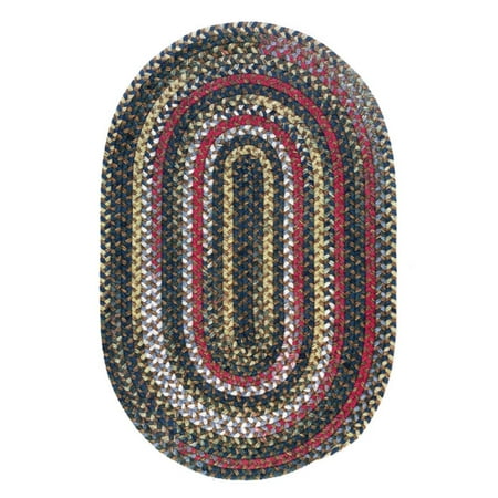 Colonial Mills Chestnut Knoll Braided Rug - Saddle Brown