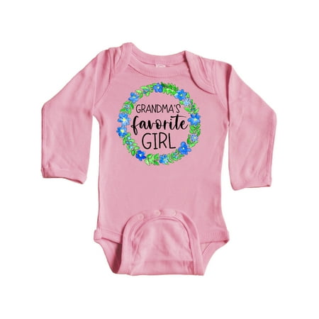 Inktastic Grandma s Favorite Girl Blue Flower Wreath Gift Baby Girl Long Sleeve Bodysuit
Inktastic Grandma s Favorite Girl Blue Flower Wreath Gift Baby Girl Long Sleeve Bodysuit