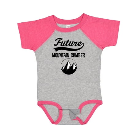 Inktastic Mountain Climbing Gift Future Climber Gift Baby Boy or Baby Girl Bodysuit