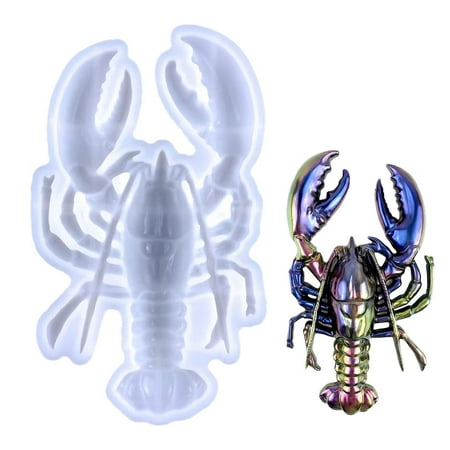 Foaenda Lobster Mold | Creative Semi-stereo Lobster Pendant with Smooth Interior | DIY Resin Casting Mold for Wall Hanging Desktop Aquarium Fish Tank Cabinets
Foaenda Lobster Mold | Creative Semi-stereo Lobster Pendant with Smooth Interior | DIY Resin Casting Mold for Wall Hanging Desktop Aquarium Fish Tank Cabinets