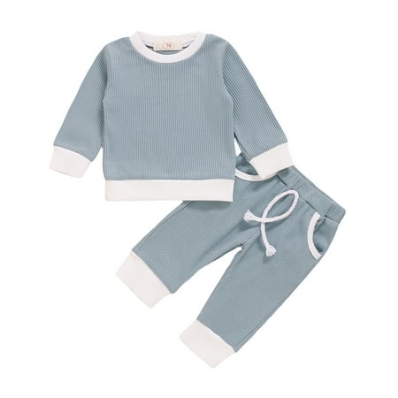 Toddler Baby Boys Girls Long Sleeve Solid Tops+Pants Outfits Set Clothes Outwear For 2-3 Years
Toddler Baby Boys Girls Long Sleeve Solid Tops+Pants Outfits Set Clothes Outwear For 2-3 Years