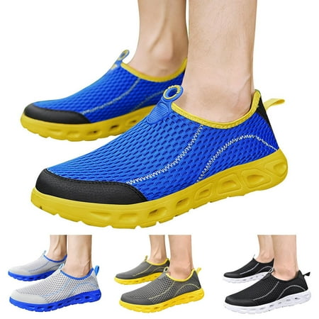Aayomet Sneakers for Men Men Sports Shoes Spring And Summer Fashionable New Pattern Mesh Breathable Comfortable Non Slip Soft Blue 9
Aayomet Sneakers for Men Men Sports Shoes Spring And Summer Fashionable New Pattern Mesh Breathable Comfortable Non Slip Soft Blue 9