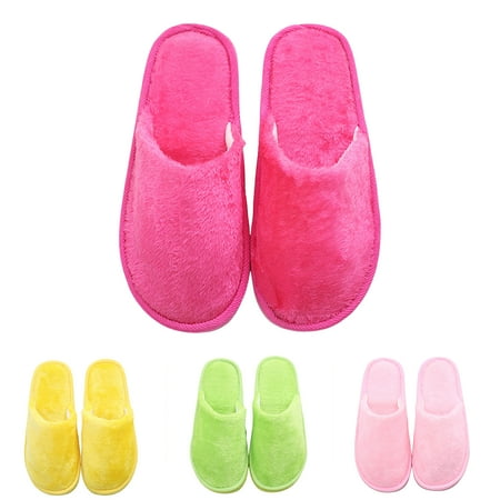 1 Pair Candy Color Anti-skid Soft Outsole Round Toe Plush Slippers Women Winter Slip-on Fluffy Flat House Shoes Green
1 Pair Candy Color Anti-skid Soft Outsole Round Toe Plush Slippers Women Winter Slip-on Fluffy Flat House Shoes Green