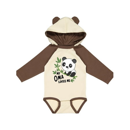 Inktastic My Oma Loves Me- cute panda Gift Baby Boy or Baby Girl Long Sleeve Bodysuit
Inktastic My Oma Loves Me- cute panda Gift Baby Boy or Baby Girl Long Sleeve Bodysuit