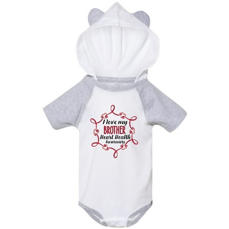 Inktastic I Love My Brother Heart Health Awareness Gift Baby Boy or Baby Girl Bodysuit
Inktastic I Love My Brother Heart Health Awareness Gift Baby Boy or Baby Girl Bodysuit