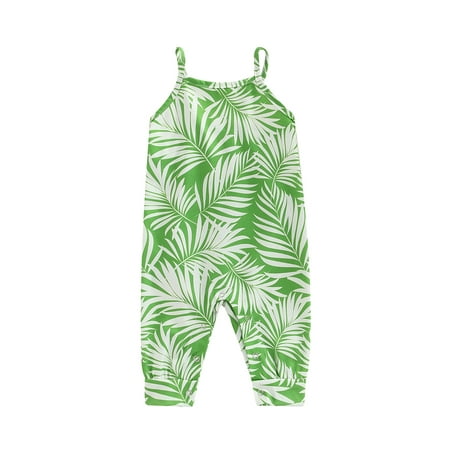 Frobukio Baby Girl s Sling Romper Tree/Leaf Print Sleeveless Snap Crotch Infant Girl Jumpsuit Summer Clothing Sets
Frobukio Baby Girl s Sling Romper Tree/Leaf Print Sleeveless Snap Crotch Infant Girl Jumpsuit Summer Clothing Sets