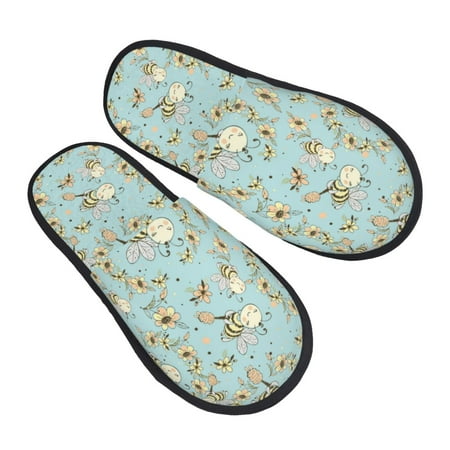 House Slippers for Women Men - Cute Honeybees Soft House Shoes Fuzzy Slippers Lightweight Slip-On Cozy House Slippers for Woman Indoor Outdoor
House Slippers for Women Men - Cute Honeybees Soft House Shoes Fuzzy Slippers Lightweight Slip-On Cozy House Slippers for Woman Indoor Outdoor