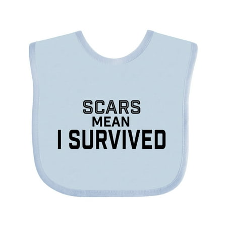 Inktastic Scars Mean I Survived-Burn and Accident Survivor Gift Baby Boy or Baby Girl Bib
Inktastic Scars Mean I Survived-Burn and Accident Survivor Gift Baby Boy or Baby Girl Bib
