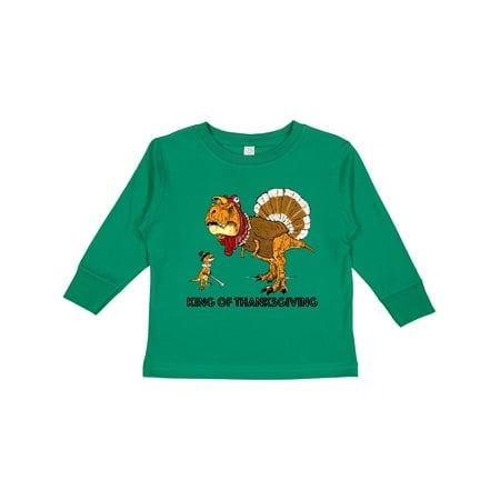 Inktastic King of Thanksgiving T-Rex Turkey and Pilgrim in Orange Boys or Girls Long Sleeve Toddler T-Shirt
Inktastic King of Thanksgiving T-Rex Turkey and Pilgrim in Orange Boys or Girls Long Sleeve Toddler T-Shirt