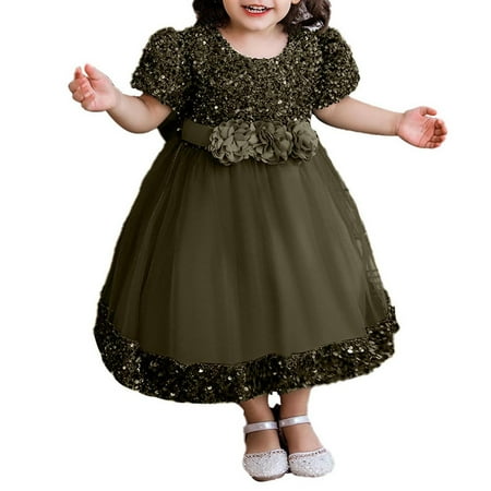 Fall/Winter Savings Clearance! 2024 AGkizg Wedding Guest Dresses for Baby Girls Toddlers Girls Short Sleeve Dress Children s formal Attire including Long Floral Dresses Children Dresses Green 80
Fall/Winter Savings Clearance! 2024 AGkizg Wedding Guest Dresses for Baby Girls Toddlers Girls Short Sleeve Dress Children s formal Attire including Long Floral Dresses Children Dresses Green 80