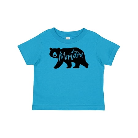 Inktastic Montana Black Bear Silhouette Gift Baby Boy or Baby Girl T-Shirt