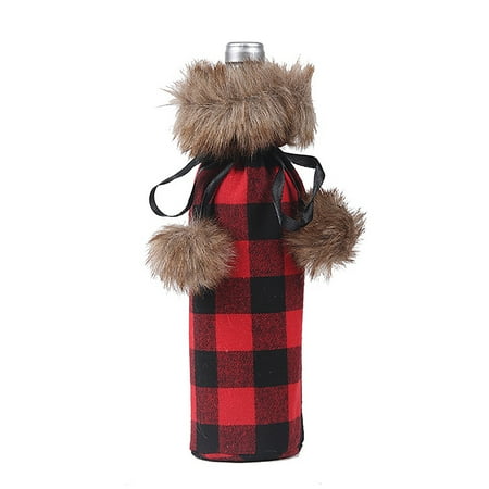 huntermoon Bottle Covers Drawstring Bag Home Plaid Lattice Portable Linen Celebrations For Xmas Party Decoration Neck Holder Bags
huntermoon Bottle Covers Drawstring Bag Home Plaid Lattice Portable Linen Celebrations For Xmas Party Decoration Neck Holder Bags