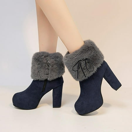 Zedker Boots For Women Fashion Winter Shoes For Women Winter Boots For Women Shoes Thick High-Heeled Thick Soled Round Toe Boots
Zedker Boots For Women Fashion Winter Shoes For Women Winter Boots For Women Shoes Thick High-Heeled Thick Soled Round Toe Boots