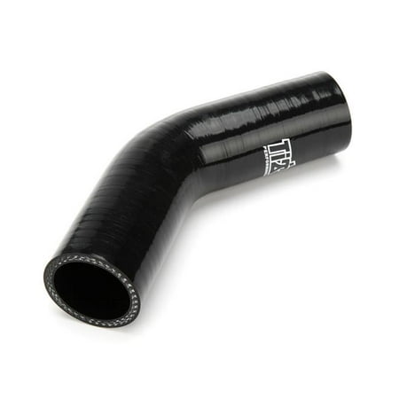 Ti22 Performance TIP5161 1.5 in. 45 deg Bend Silicon Hose Black